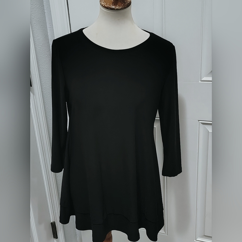 Elegant Black Long Sleeve Dress